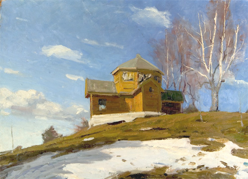 Spring at the Academic Dacha by Alexander Danilichev
