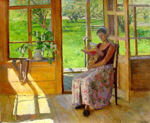 At the Veranda by Nikolai Dubovik