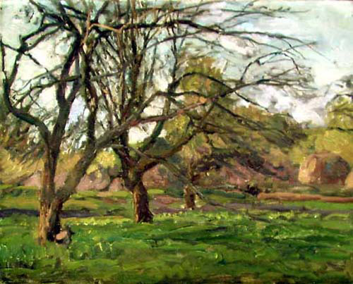 Trees in Spring by Nikolai Dubovik