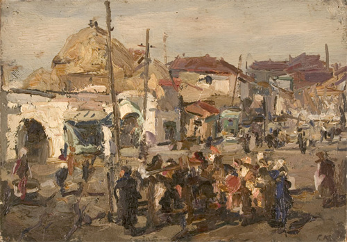 Square of Registan by Gennady Korolev