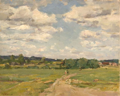 Road to Troitskaye by Gennady Korolev