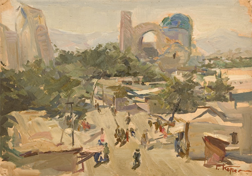 Bibi-Hanim, Samarkand by Gennady Korolev