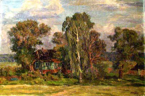 April Evening by Gennady Pasko