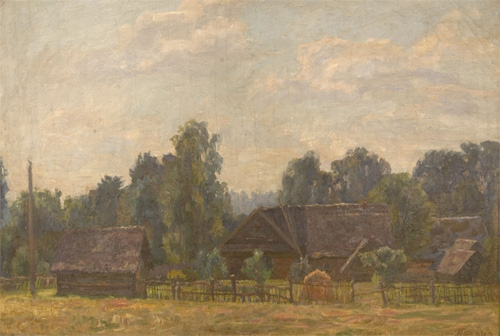 Landscapes with Barns by Gennady Pasko