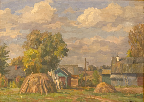 Village Yard by Gennady Pasko