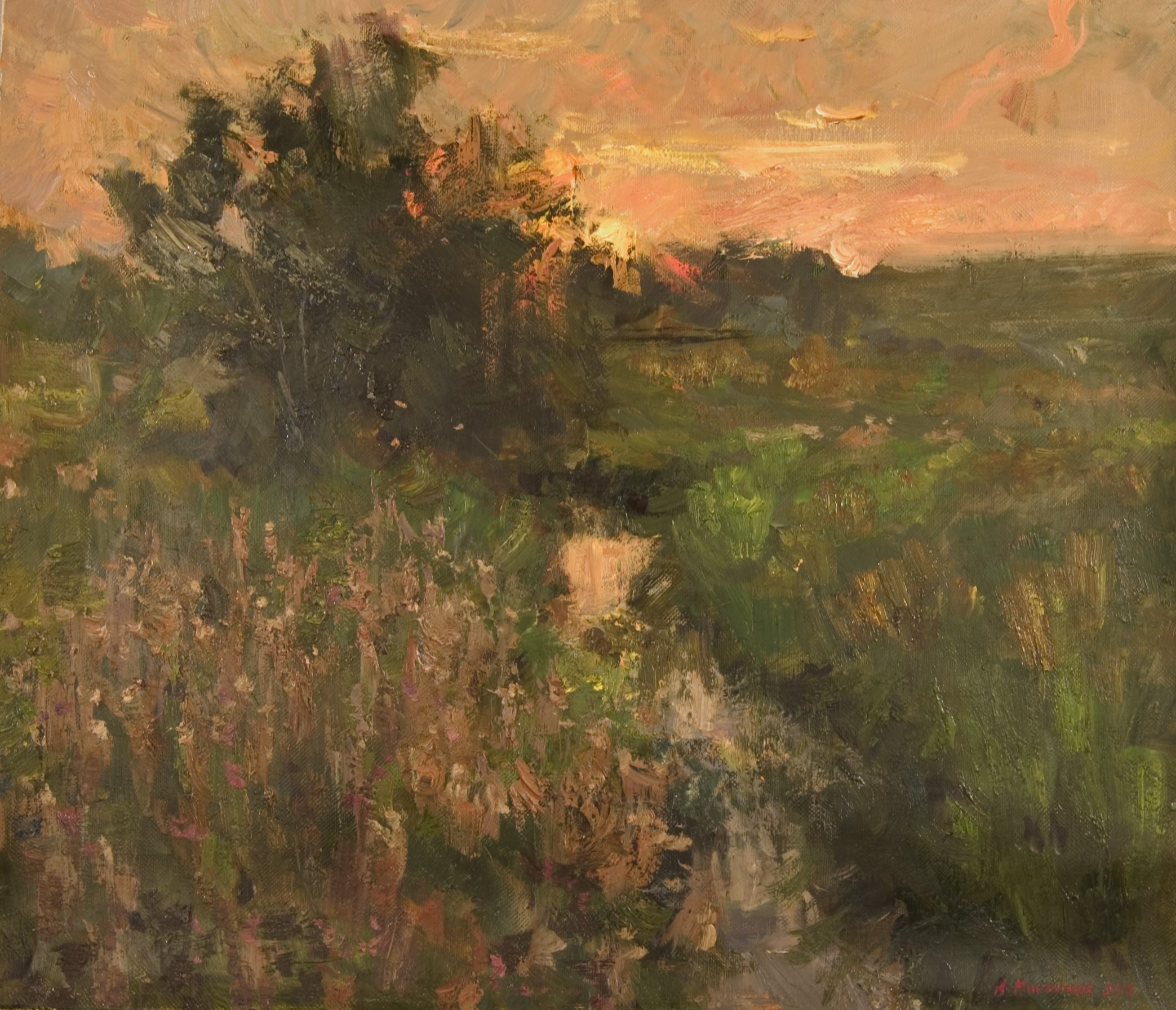 Sunset by Alexanderliech Kosnichev