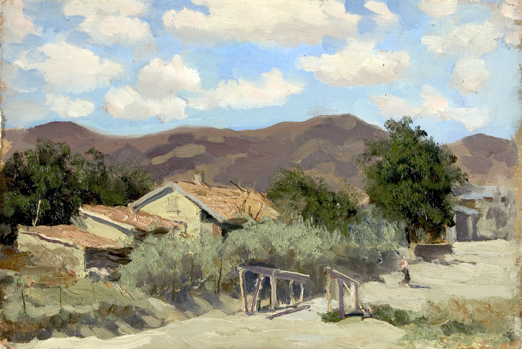 Village by Mikhail Kupriyanov