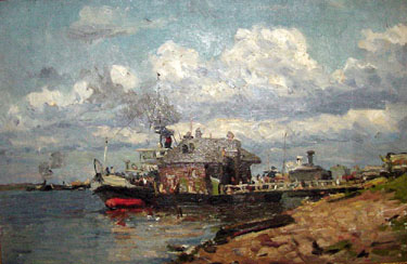 On the Volga, Soon Spring will Come by S.V. Skopov