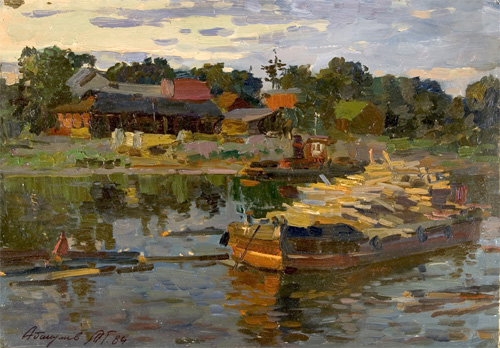 Villages Going to Sleep by Mikhail G. Abakumov