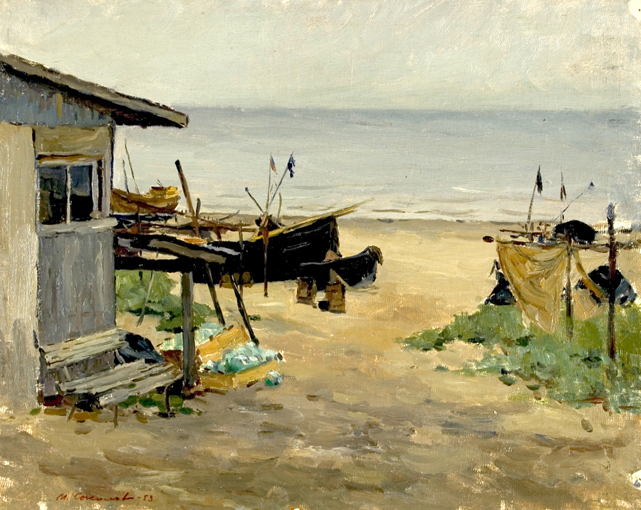 Grey Day by Mikhail Sokolov