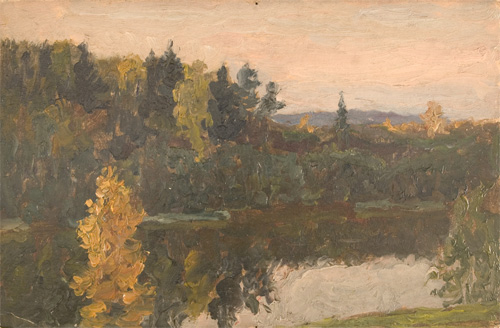 First Golden in Autumn by Nikita Fedosov