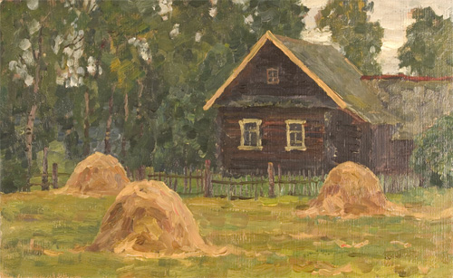 Haystacks Beside the House – Nikita Fedosov