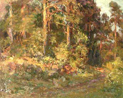 Pine Trees by Nikolai Kozlov