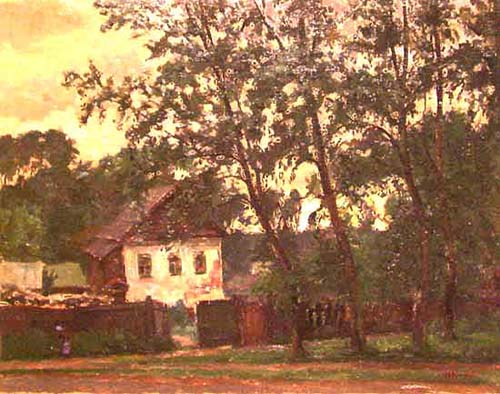 Street in Uglich by Nikolai Kozlov