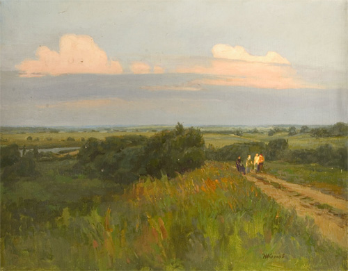 Suburban Evening by Nikolai Kozlov