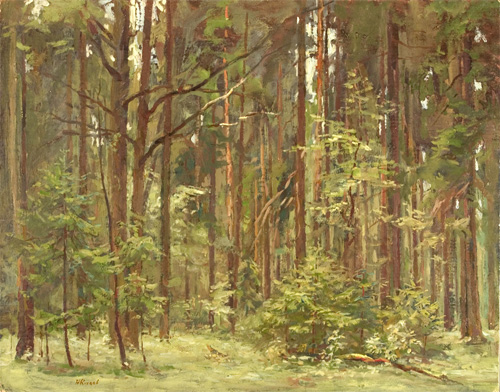 Fir Trees by Nikolai Kozlov