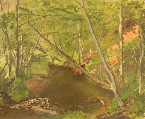 Serebranka River by Nikolai Sergeyev