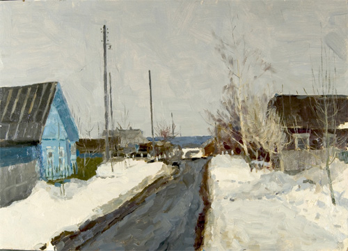 Road in Vyeryeya by Nikolai Sergeyev