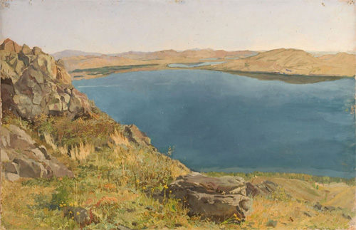 Mountain Lake by Nikolai Sergeyev