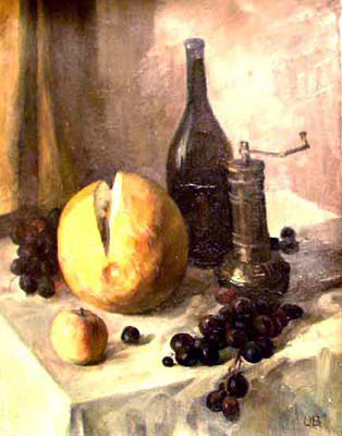 Wine and Fruits by  Olga Belakovskaya
