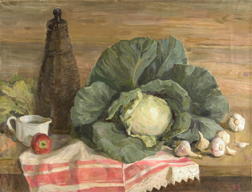 Still-life With an Old Bottle by  Olga Belakovskaya