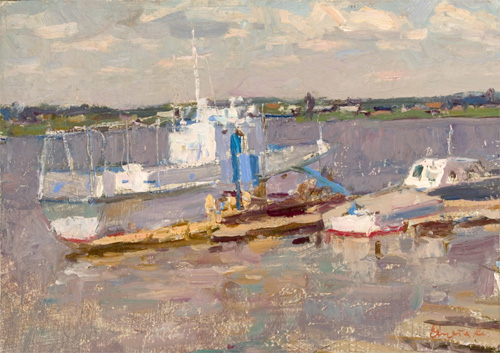 Nulyasminskoya Water Resevoir by Oleg Chistyakov