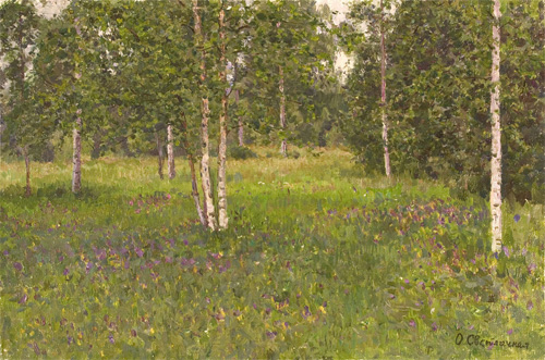 Untitled, Inscribed on back: "For Dear Ludya" by Olga, G. Svetlechnaya