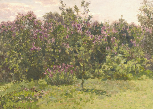 Blooming Lilacs by Olga, G. Svetlechnaya