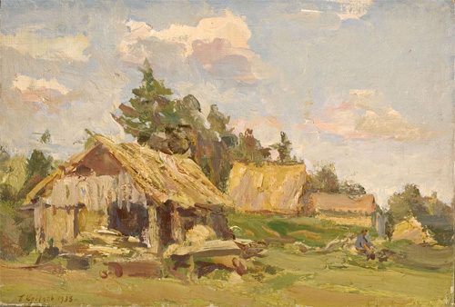 Landscape with Herds by Porfiri Krylov