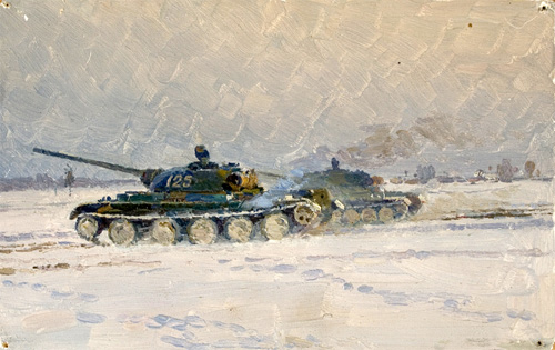 Tank in Motion by Poiter Maltsev