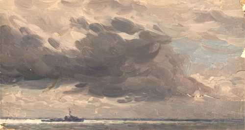 Tugboat on the Sea by Poiter Maltsev