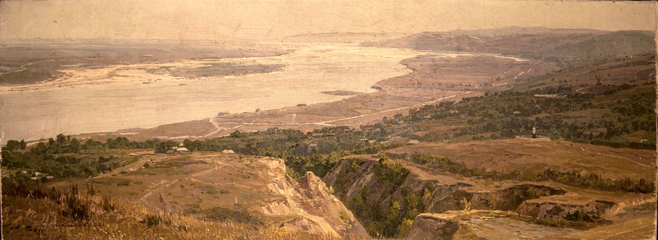 View of the Dnieper River by Poiter Maltsev