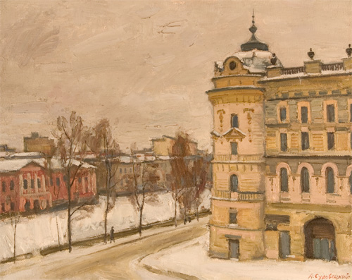 Winter Parkway by Alexey Sukhovetsky