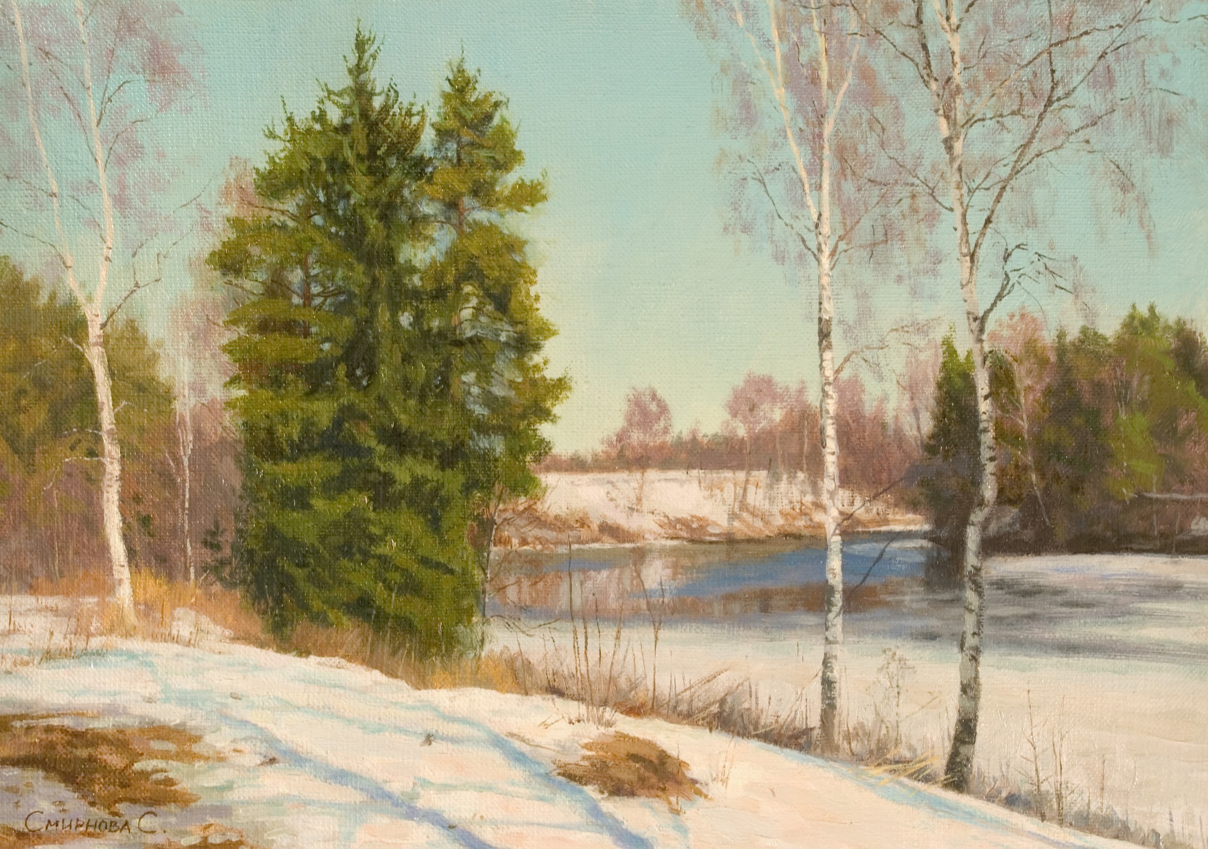 River Msta by Tsvetlana Smirnova