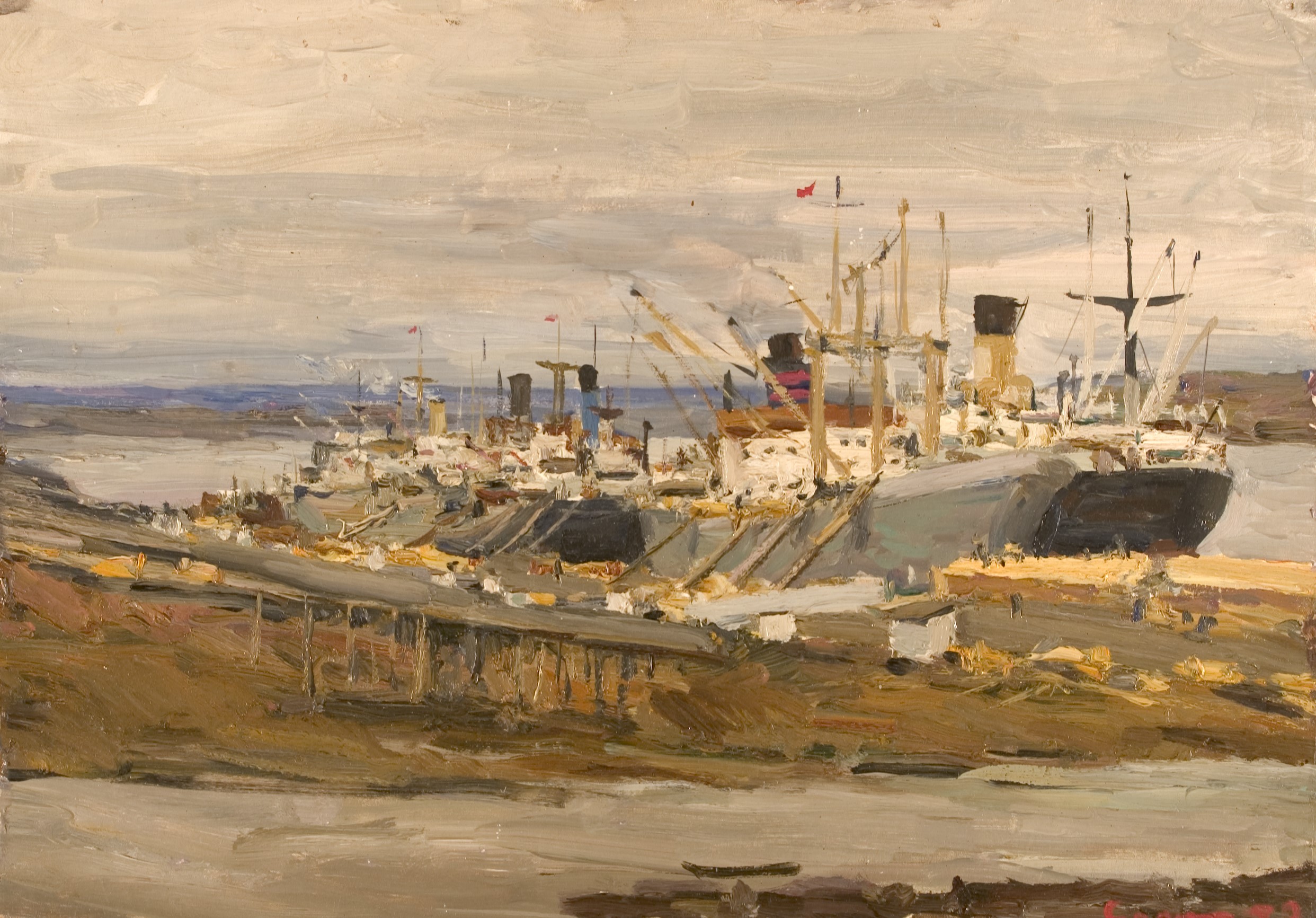 Port Igarka by Ivan Sorokin