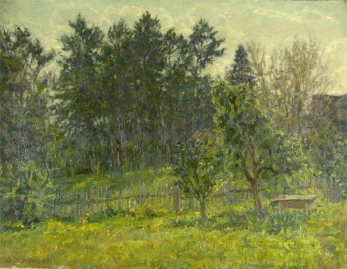 Noon in the Garden by Viktor N. Chulovich