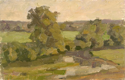 River in Vetrovo by Valeri B. Skuridin