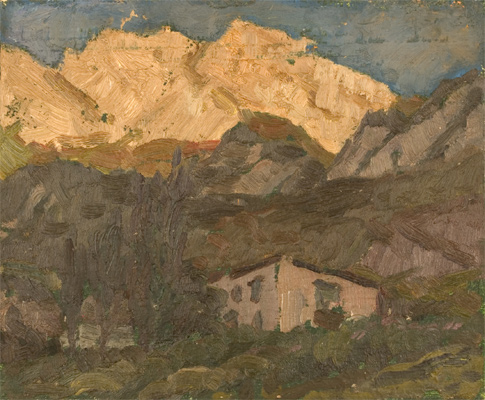 In the Mountains by Valeri B. Skuridin