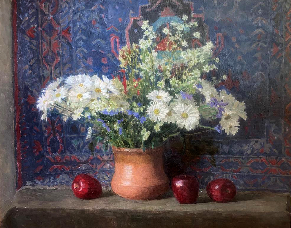 Flowers and Apples by Ilya Yatsenko