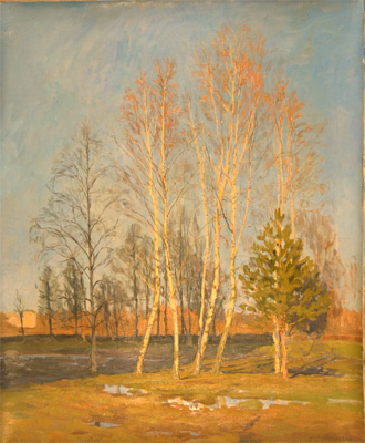 Group of Birch Trees by Ilya Yatsenko