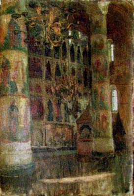 Interior Uspensky Church by Ilya Yatsenko