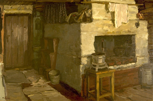 Russian Stove by Yuri Kugach