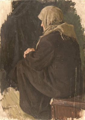 Grandmother (Etude for masterwork "On the Way to W by Yuri Kugach