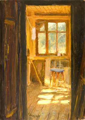 On the Terrace by Yuri Kugach