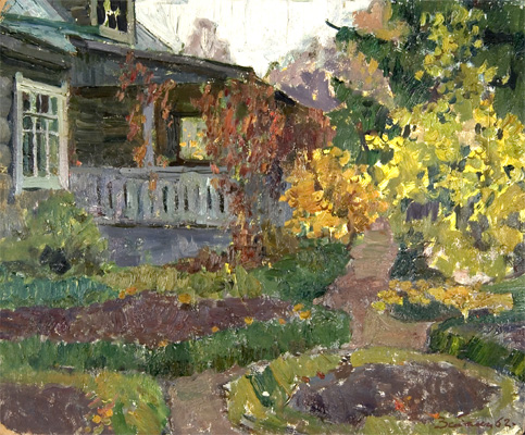 Garden in Fall by Vyacheslav Zabelin
