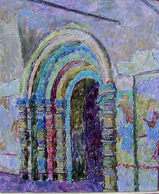 Portal of St. John in Rostov by Vyacheslav Zabelin