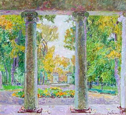 Park in the Fall by Vyacheslav Zabelin