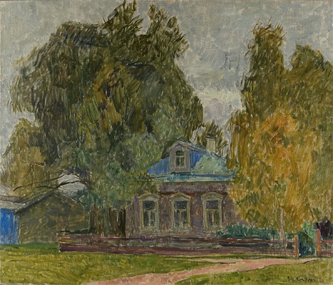 The House of Yesenin in Konstantinova by Vyacheslav Zabelin