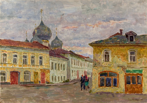 A Corner in Rostov by Vyacheslav Zabelin