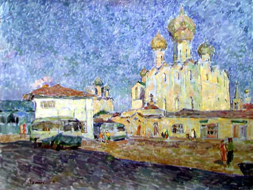 Evening in Rostov by Vyacheslav Zabelin